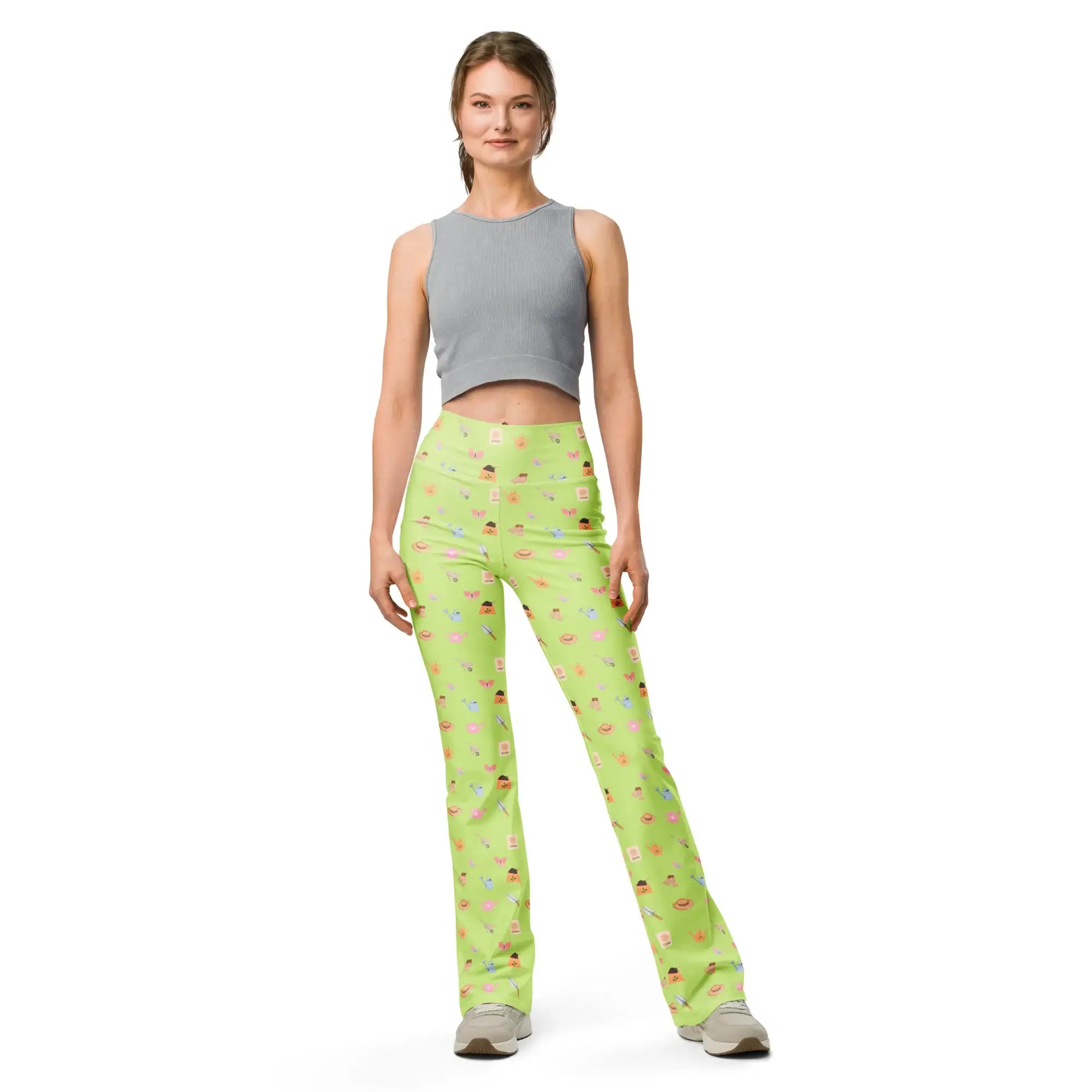 Green Garden Tools | Eco-Friendly | Flare Leggings | TeeandTurtle | Sustainable