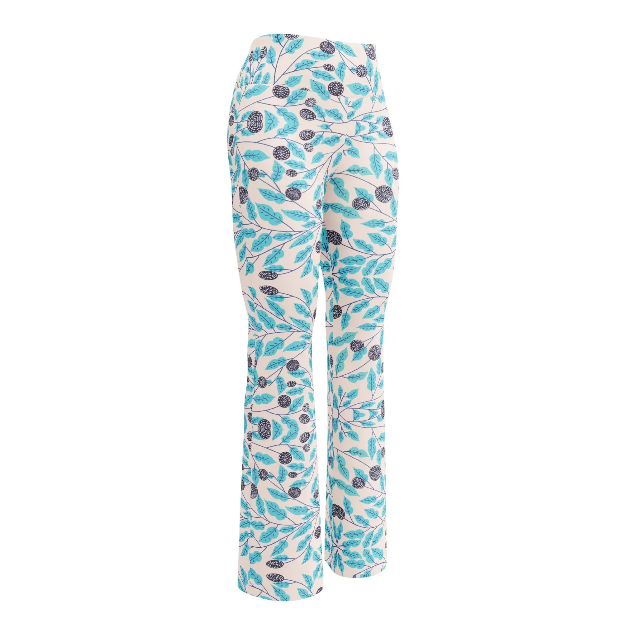 Winter Leaves | Eco-Friendly | Flare Leggings | TeeandTurtle | Sustainable