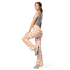 Orange Batik | Eco-Friendly | Flare Leggings | TeeandTurtle | Sustainable