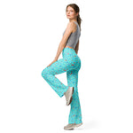 Fish Fiesta 2 | Eco-Friendly | Flare Leggings | TeeandTurtle | Sustainable