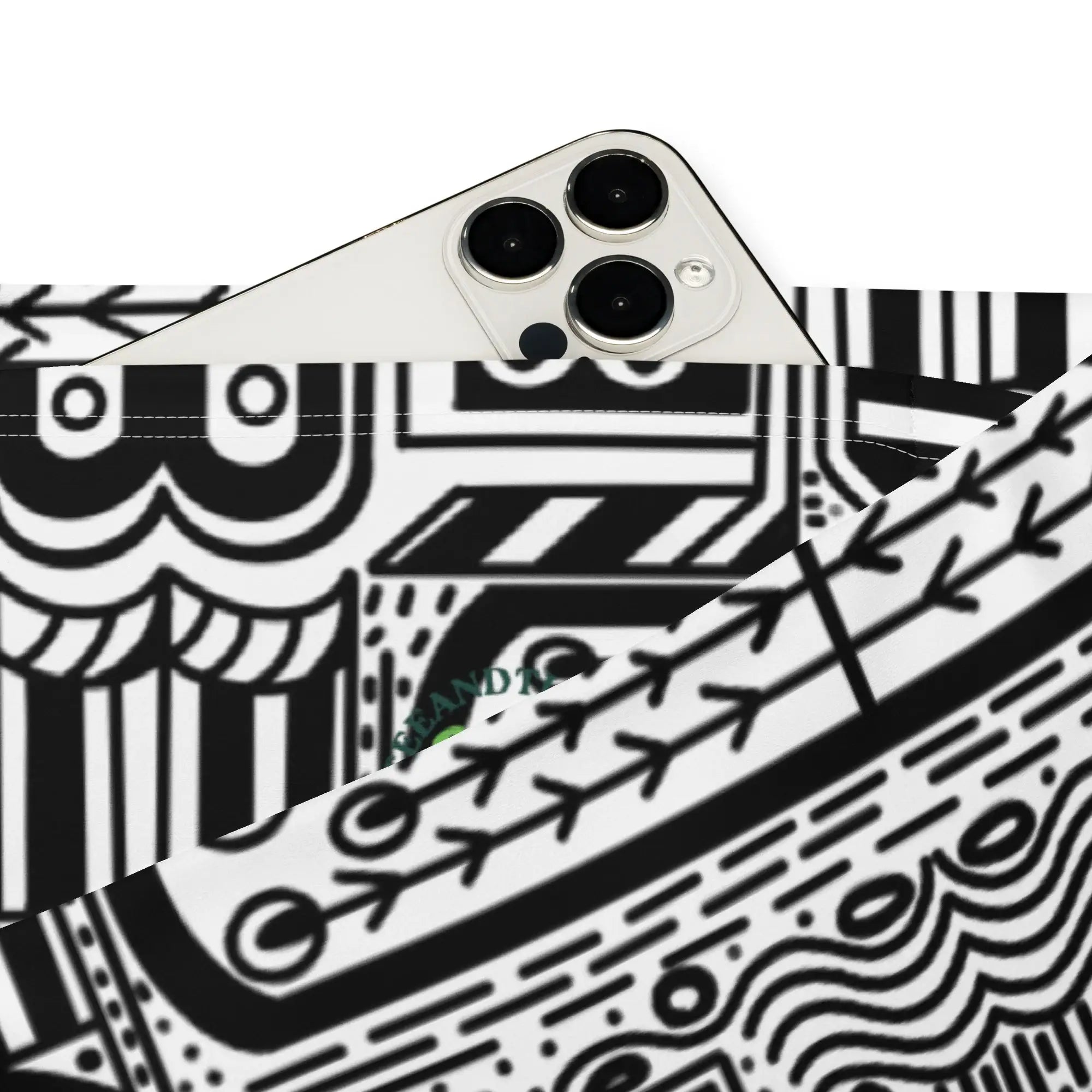 Black Aztek | Eco-Friendly | Flare Leggings | TeeandTurtle | Sustainable