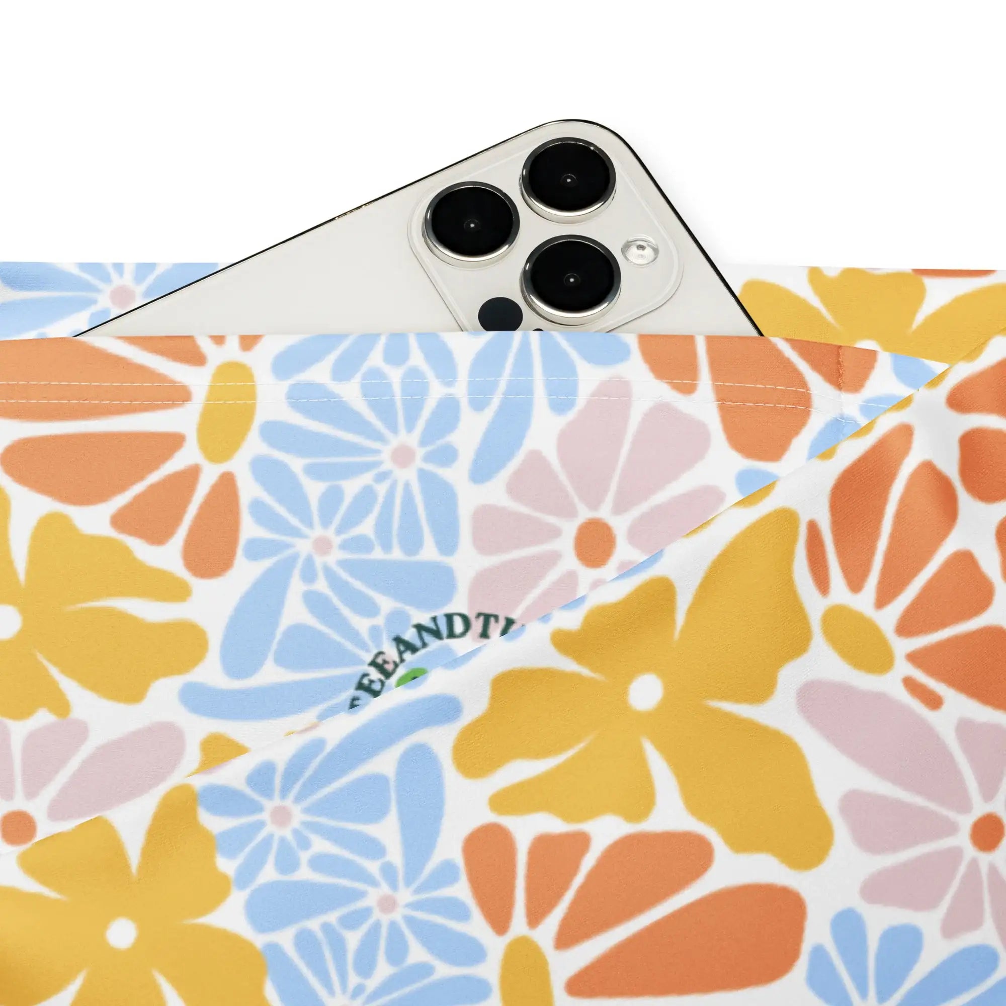 Florosent Bright Flowers | Eco-Friendly | Flare Leggings | TeeandTurtle | Sustainable