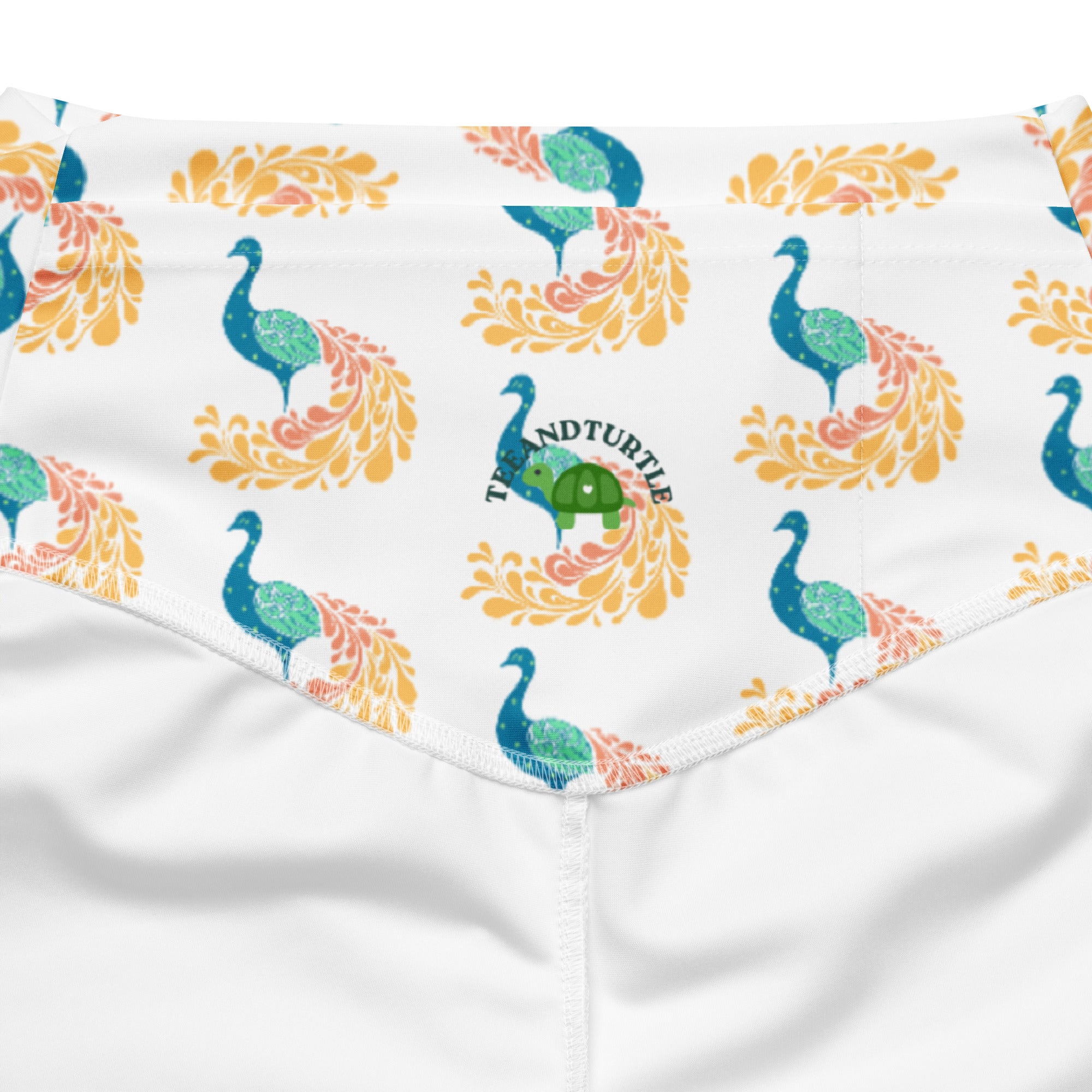 Peacock | Eco-Friendly | Flare Leggings | TeeandTurtle | Sustainable