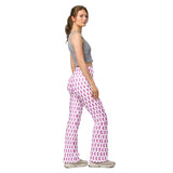Pink Feather | Eco-Friendly | Flare Leggings | TeeandTurtle | Sustainable