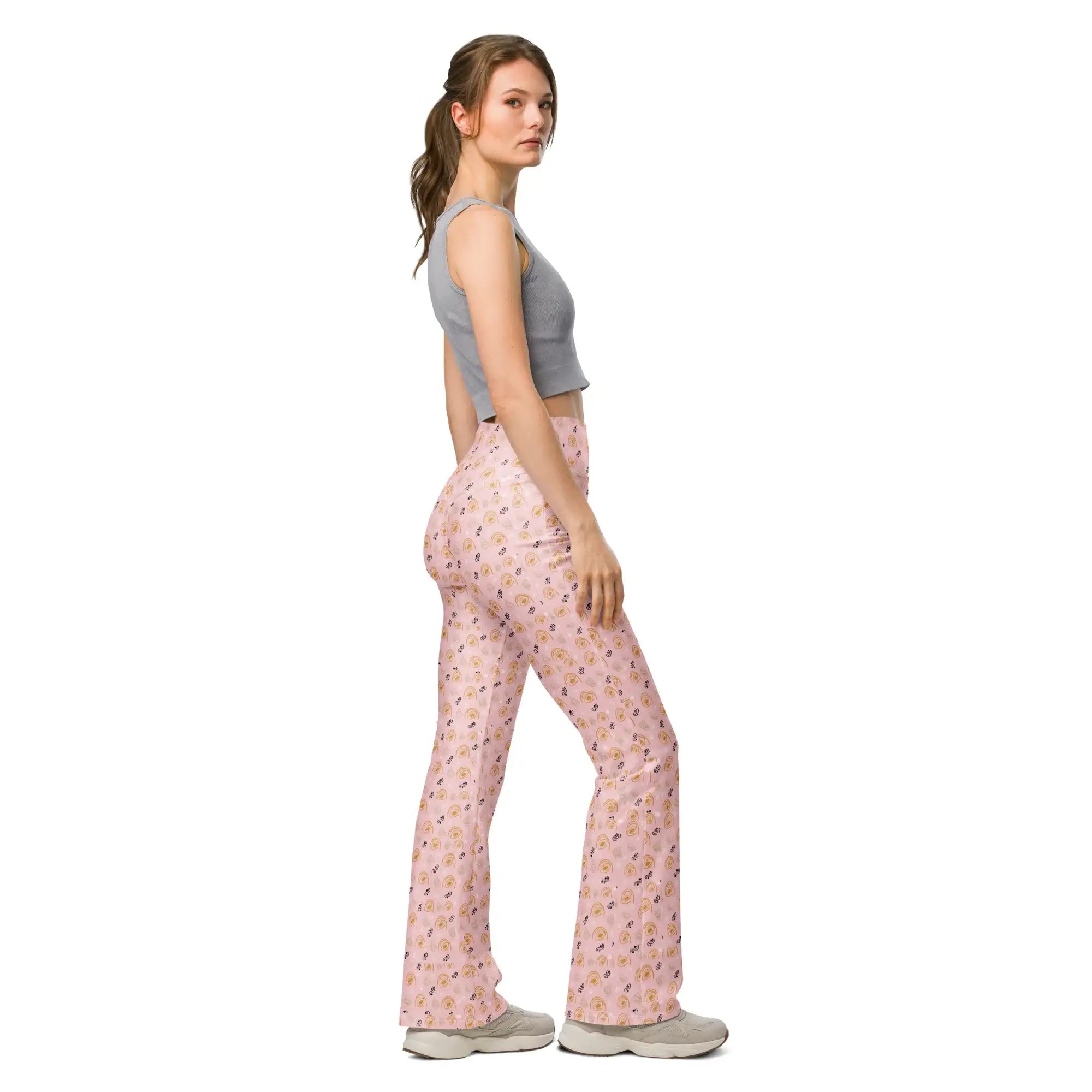Abstract | Eco-Friendly | Flare Leggings | TeeandTurtle | Sustainable