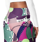 Geometrical | Eco-Friendly | Flare Leggings | TeeandTurtle | Sustainable