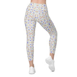 Rainbow Clouds | Eco-Friendly | Crossover Leggings | TeeandTurtle | Sustainable