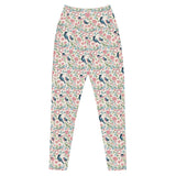 Birds Garden | Eco-Friendly | Crossover Leggings | TeeandTurtle | Sustainable