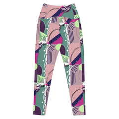 Geometrical | Eco-Friendly | Crossover Leggings | TeeandTurtle | Sustainable