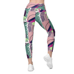 Geometrical | Eco-Friendly | Crossover Leggings | TeeandTurtle | Sustainable