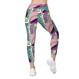 Geometrical | Eco-Friendly | Crossover Leggings | TeeandTurtle | Sustainable