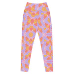 Bright Floral | Eco-Friendly | Crossover Leggings | TeeandTurtle | Sustainable