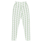 Snake Light Green | Eco-Friendly | Crossover Leggings | TeeandTurtle | Sustainable