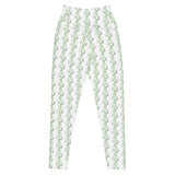 Snake Light Green | Eco-Friendly | Crossover Leggings | TeeandTurtle | Sustainable