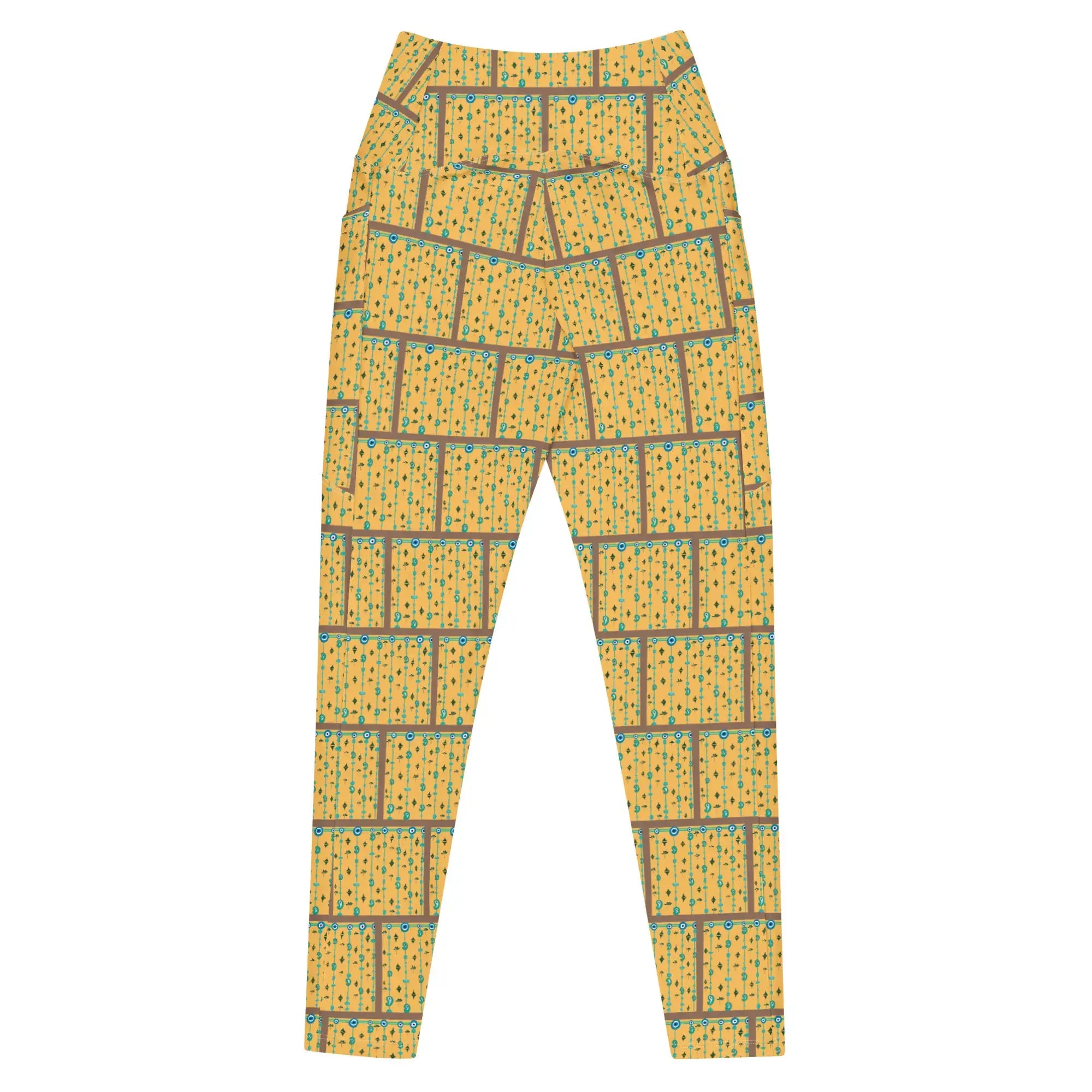 Blue Mangos | Eco-Friendly | Crossover Leggings | TeeandTurtle | Sustainable