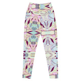 Marble Leaves | Eco-Friendly | Crossover Leggings | TeeandTurtle | Sustainable
