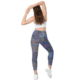 Dizzy Block | Eco-Friendly | Crossover Leggings | TeeandTurtle | Sustainable