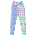 Lotus Gradiant | Eco-Friendly | Crossover Leggings | TeeandTurtle | Sustainable