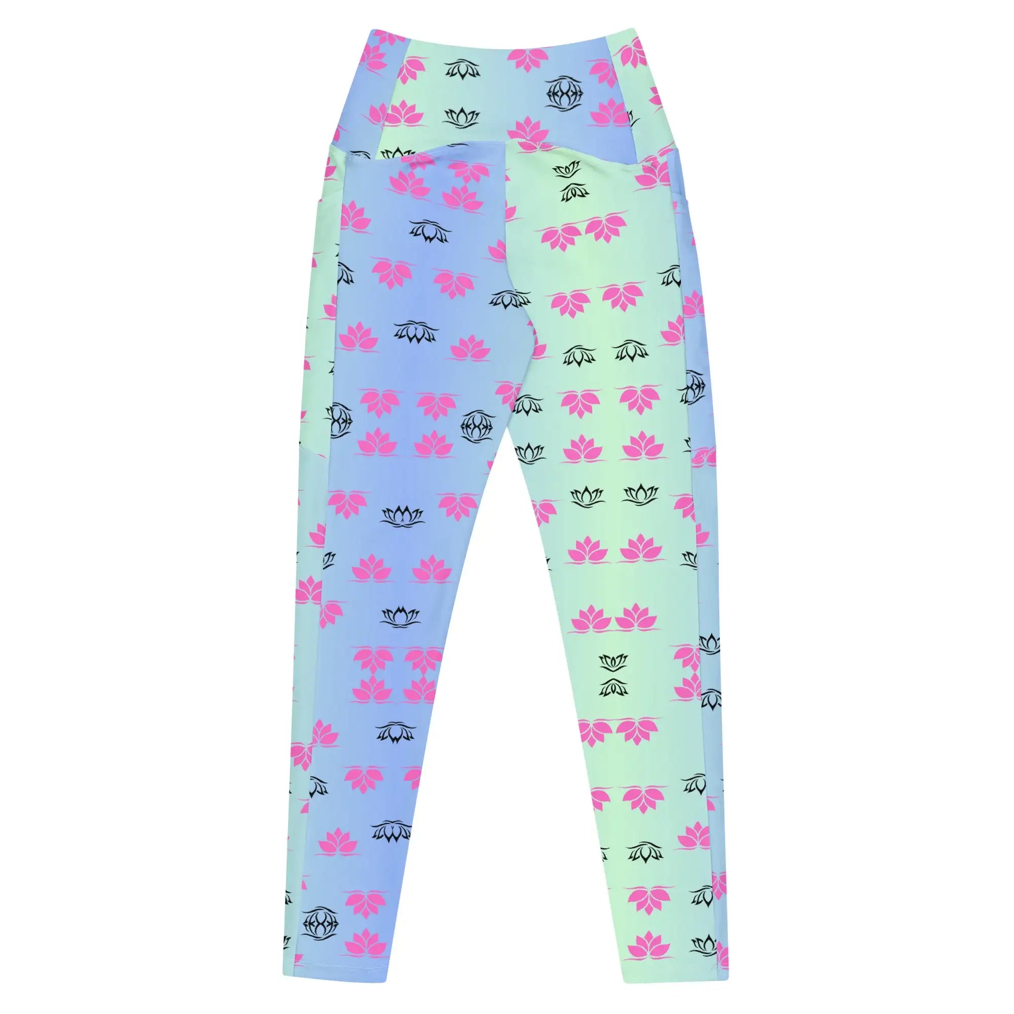Lotus Gradiant | Eco-Friendly | Crossover Leggings | TeeandTurtle | Sustainable