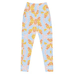 Florosent Bright Flowers | Eco-Friendly | Crossover Leggings | TeeandTurtle | Sustainable