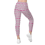 Strawberry | Eco-Friendly | Crossover Leggings | TeeandTurtle | Sustainable