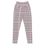 Green Diamonds | Eco-Friendly | Crossover Leggings | TeeandTurtle | Sustainable