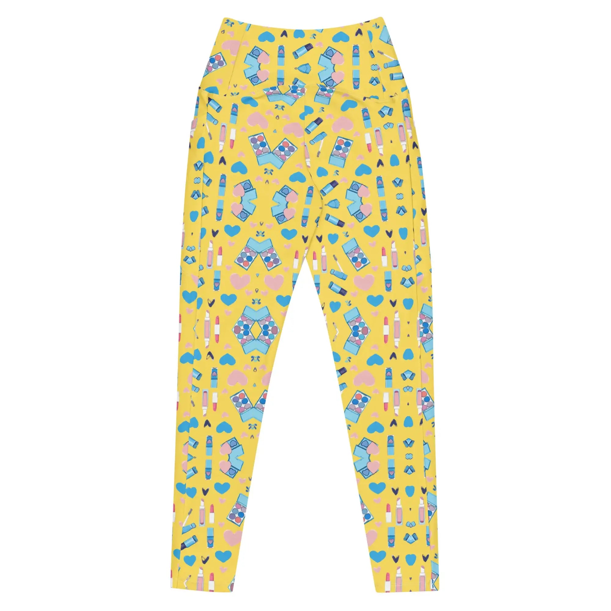 Glamour In Yellow | Eco-Friendly | Crossover Leggings | TeeandTurtle | Sustainable