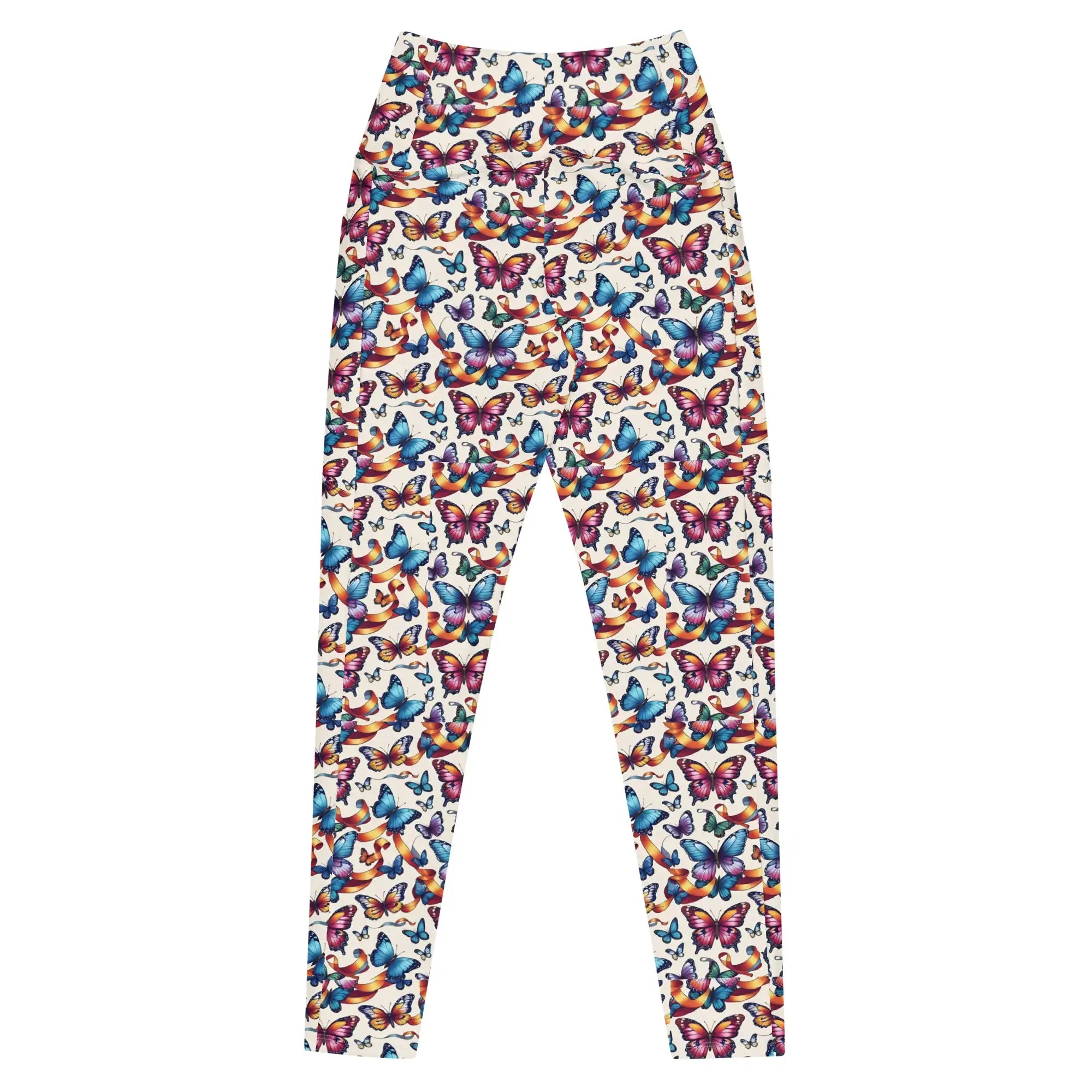 Butterfly Party | Eco-Friendly | Crossover Leggings | TeeandTurtle | Sustainable