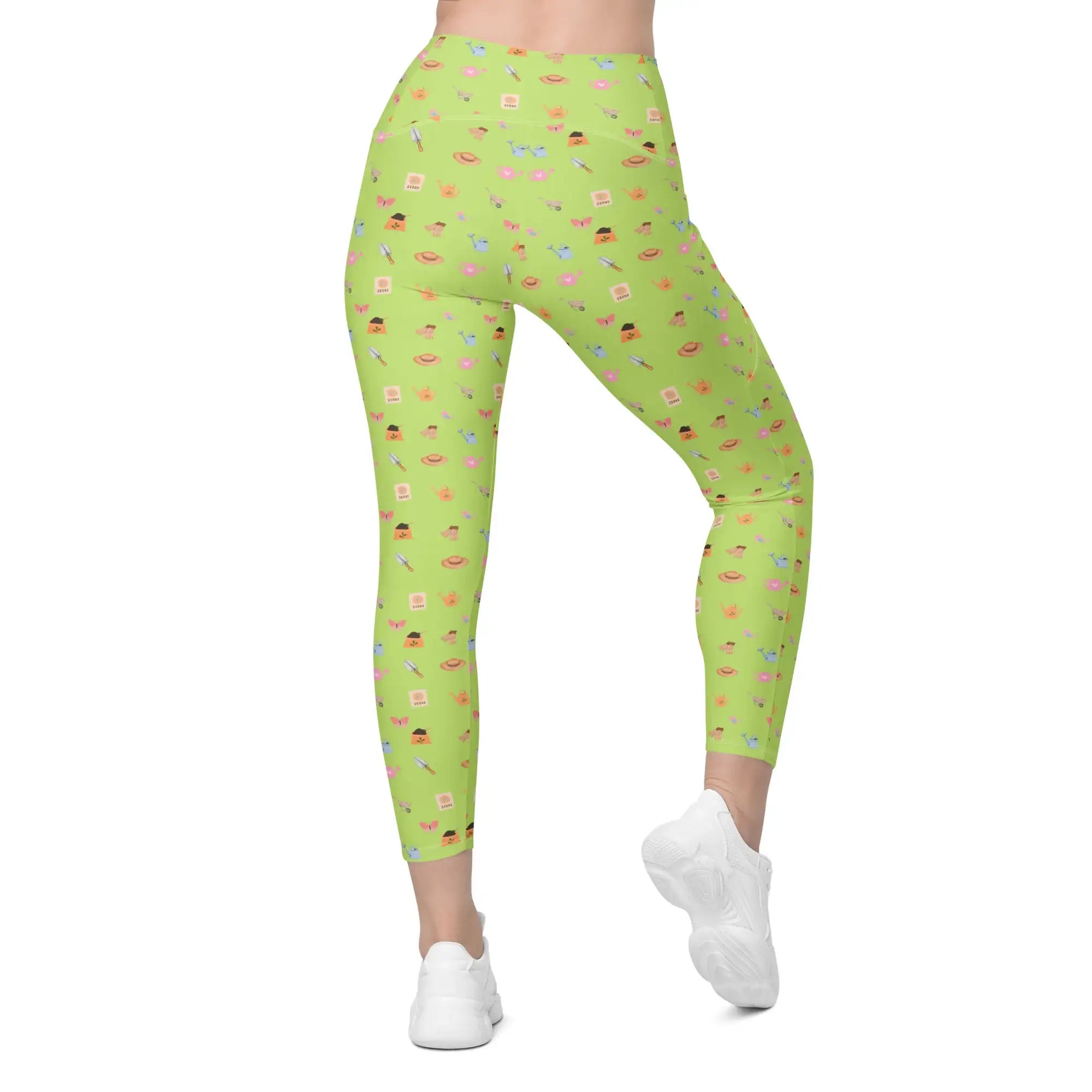 Green Garden Tools | Eco-Friendly | Crossover Leggings | TeeandTurtle | Sustainable