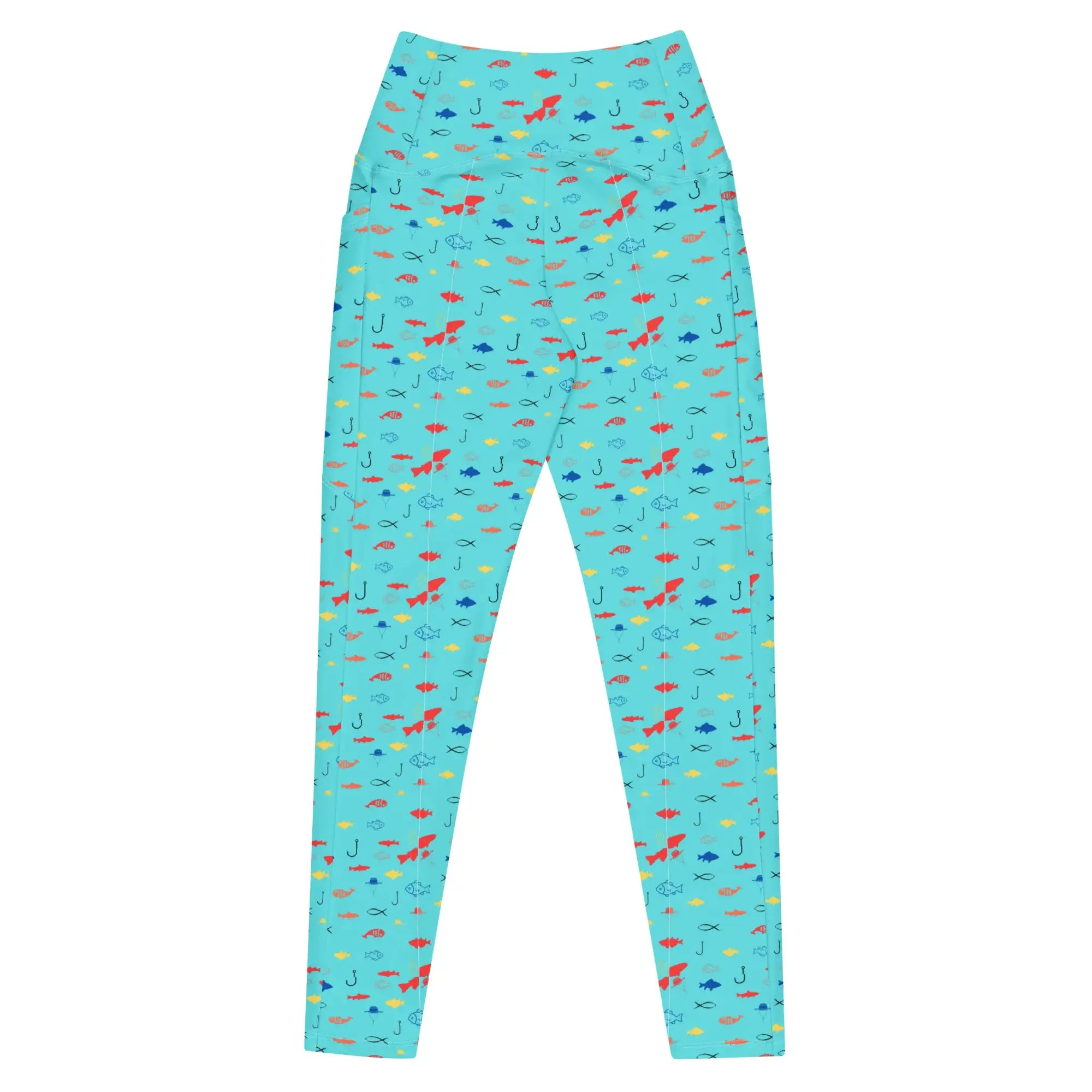 Fish Fiesta 2 | Eco-Friendly | Crossover Leggings | TeeandTurtle | Sustainable