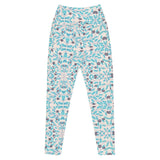 Winter Leaves | Eco-Friendly | Crossover Leggings | TeeandTurtle | Sustainable