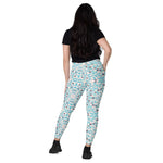 Winter Leaves | Eco-Friendly | Crossover Leggings | TeeandTurtle | Sustainable