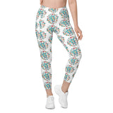 Sea Turtle | Eco-Friendly | Crossover Leggings | TeeandTurtle | Sustainable