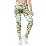 Boho Floral | Eco-Friendly | Crossover Leggings | TeeandTurtle | Sustainable
