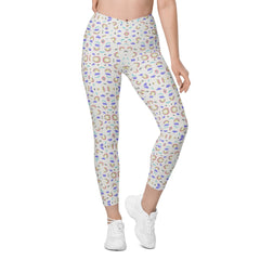 Rainbow Clouds | Eco-Friendly | Crossover Leggings | TeeandTurtle | Sustainable