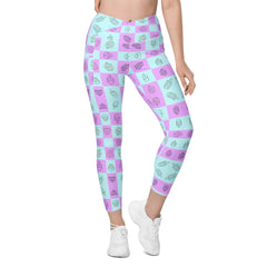 Popsicle | Eco-Friendly | Crossover Leggings | TeeandTurtle | Sustainable