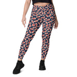 Football | Eco-Friendly | Crossover Leggings | TeeandTurtle | Sustainable
