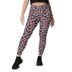 Football | Eco-Friendly | Crossover Leggings | TeeandTurtle | Sustainable