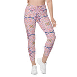 Mandala Heart | Eco-Friendly | Crossover Leggings | TeeandTurtle | Sustainable
