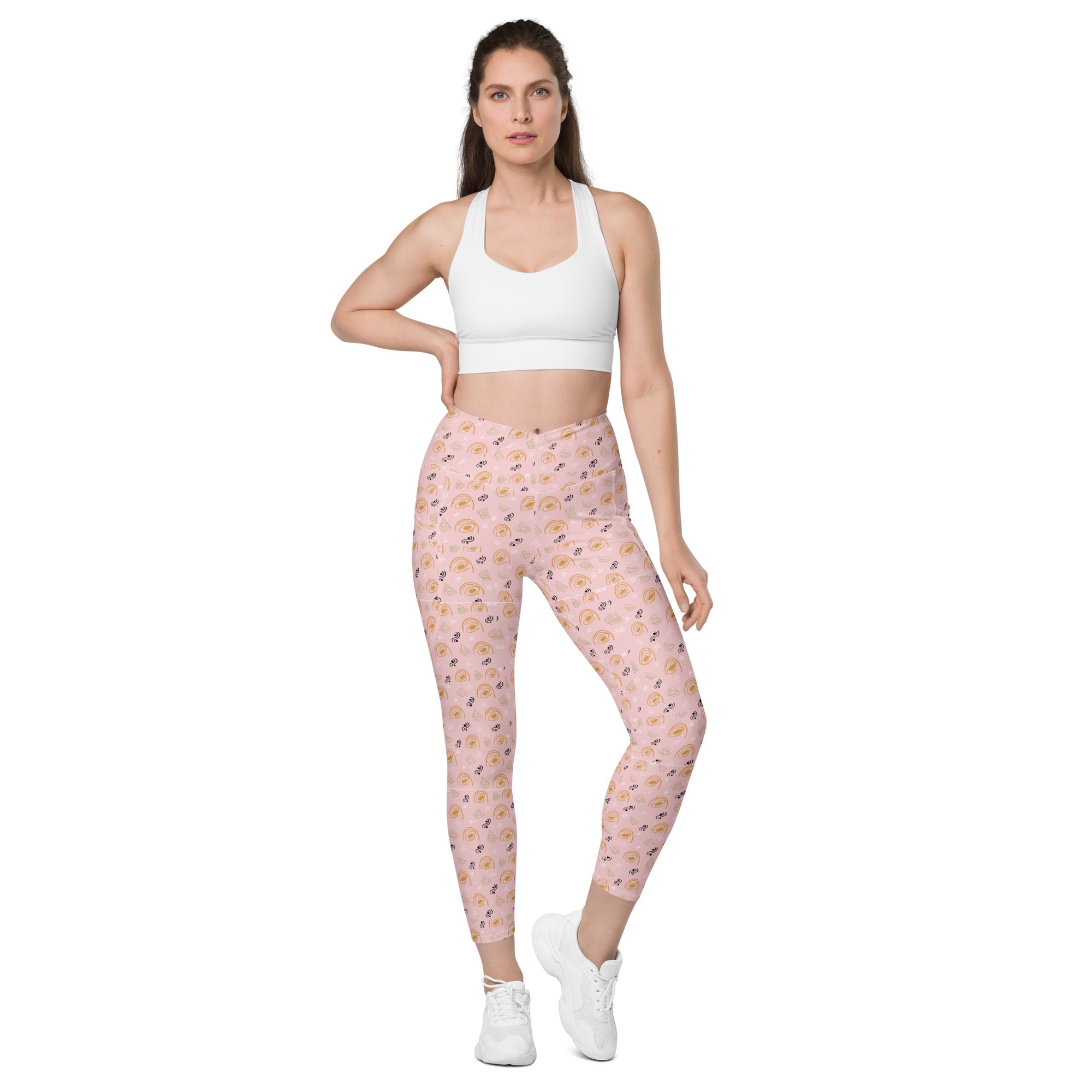 Abstract | Eco-Friendly | Crossover Leggings | TeeandTurtle | Sustainable