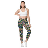 Green Goddess | Eco-Friendly | Crossover Leggings | TeeandTurtle | Sustainable