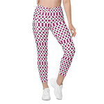 Strawberry | Eco-Friendly | Crossover Leggings | TeeandTurtle | Sustainable