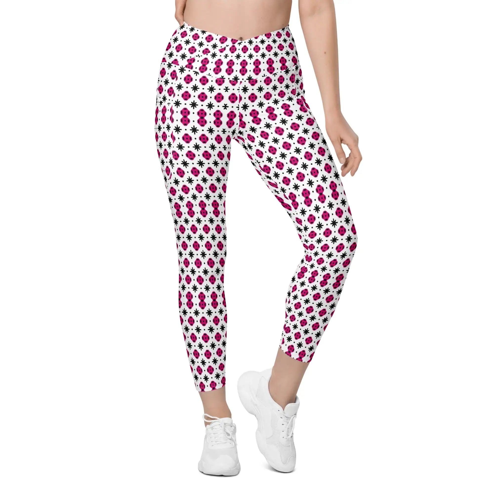 Strawberry | Eco-Friendly | Crossover Leggings | TeeandTurtle | Sustainable