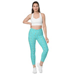 Blue Garden Tools | Eco-Friendly | Crossover Leggings | TeeandTurtle | Sustainable