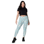 Winter Leaves | Eco-Friendly | Crossover Leggings | TeeandTurtle | Sustainable