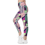 Geometrical | Eco-Friendly | Crossover Leggings | TeeandTurtle | Sustainable