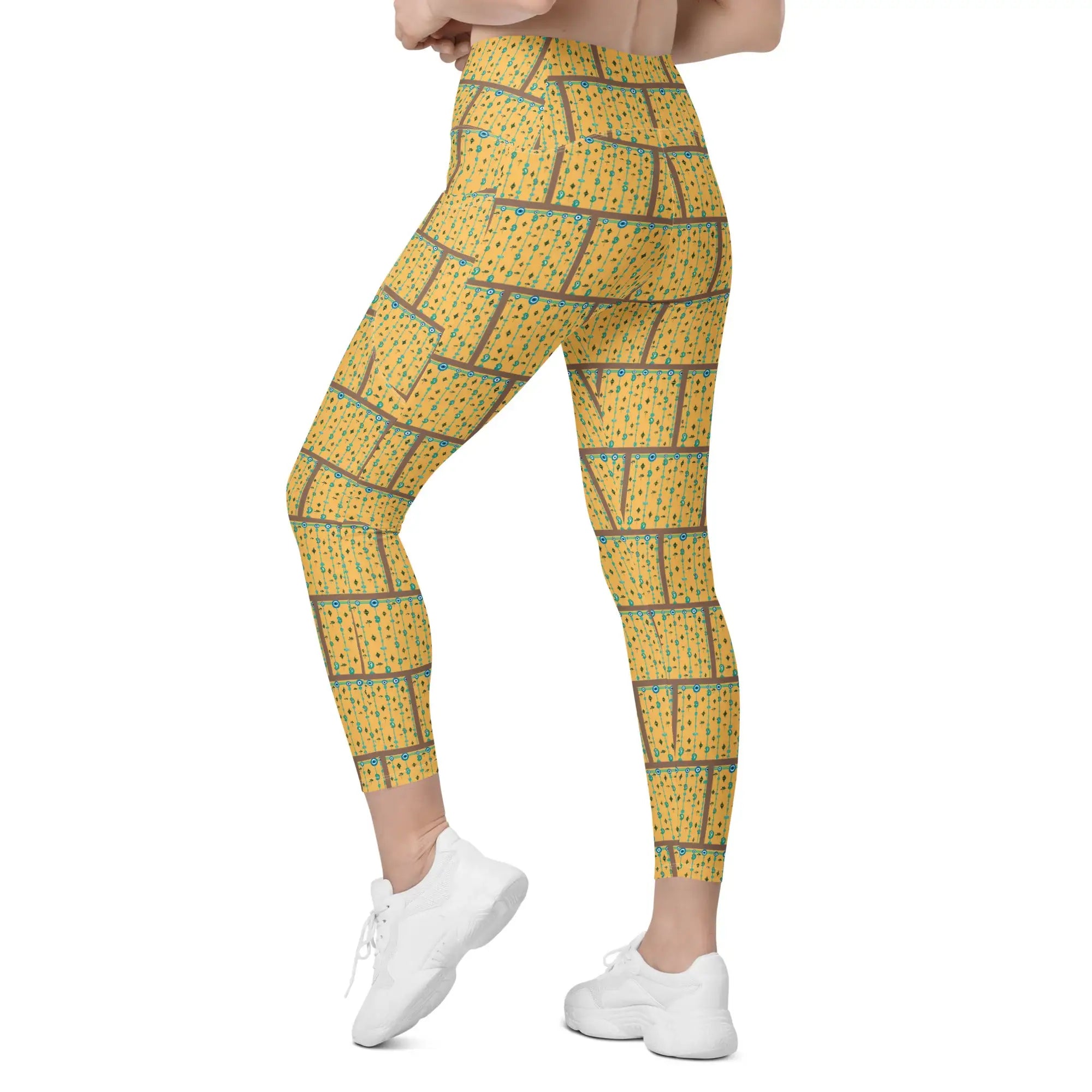 Blue Mangos | Eco-Friendly | Crossover Leggings | TeeandTurtle | Sustainable