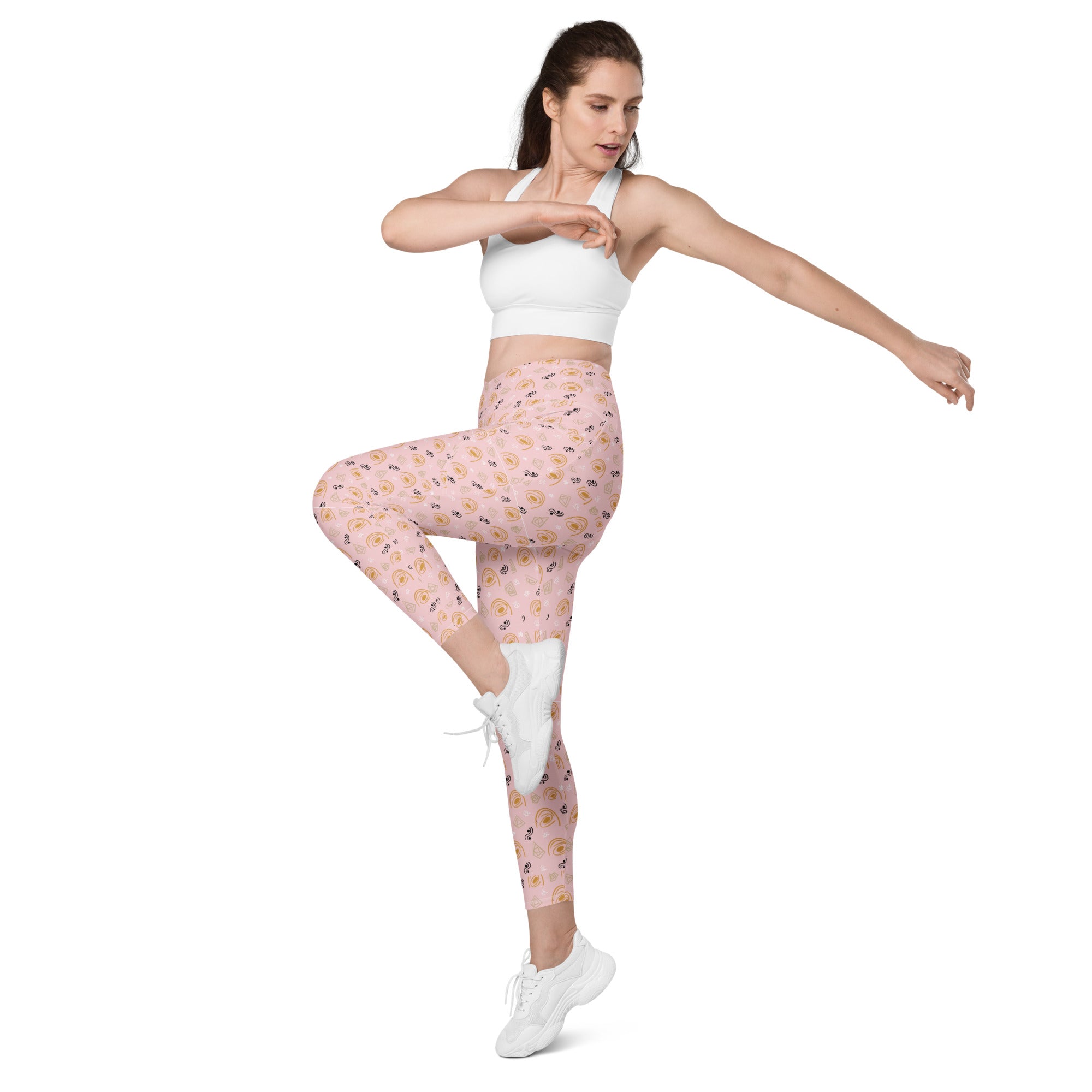 Abstract | Eco-Friendly | Crossover Leggings | TeeandTurtle | Sustainable