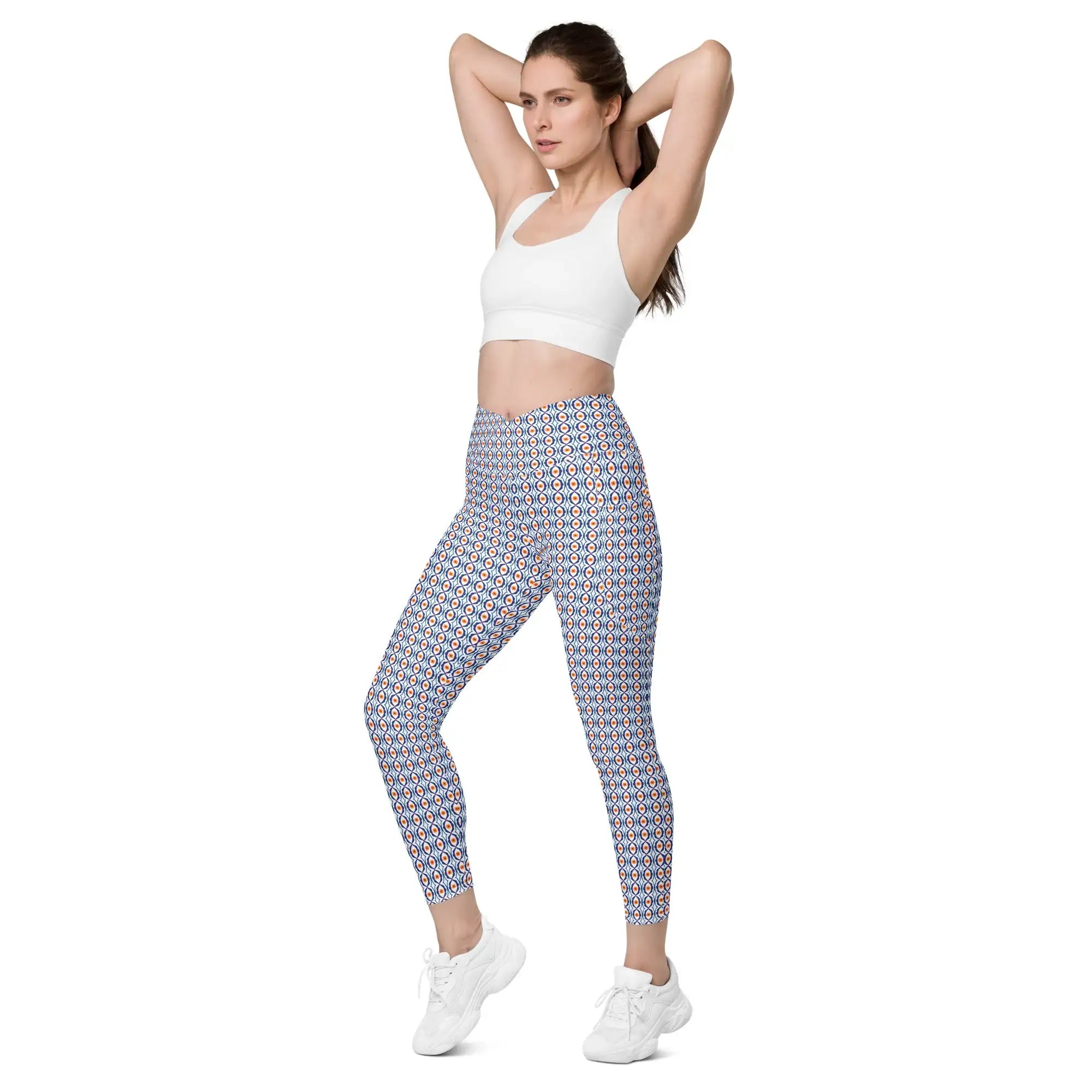 Bright Eye | Eco-Friendly | Crossover Leggings | TeeandTurtle | Sustainable