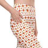 Orange Batik | Eco-Friendly | Crossover Leggings | TeeandTurtle | Sustainable